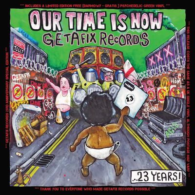 Various Artists — 23 Years Of Getafix Records 2x12 vinyl cover