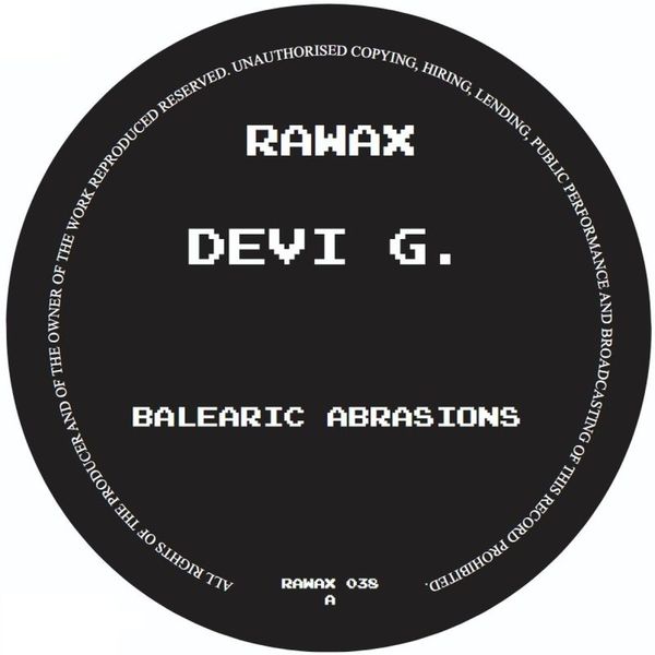 Devi G. — Balearic Abrasions vinyl cover