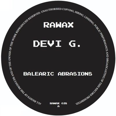 Devi G. — Balearic Abrasions vinyl cover