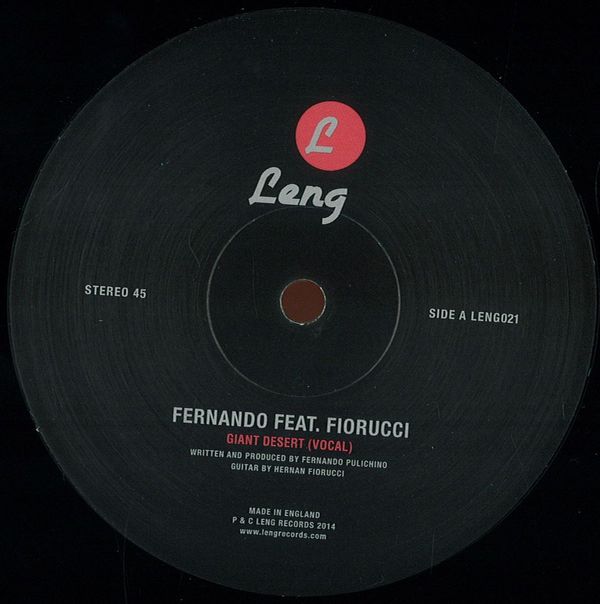 Fernando, Fiorucci — Giant Desert vinyl cover