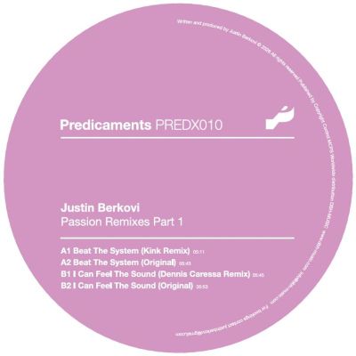 Justin Berkovi — Passion Remixes Part 1 vinyl cover
