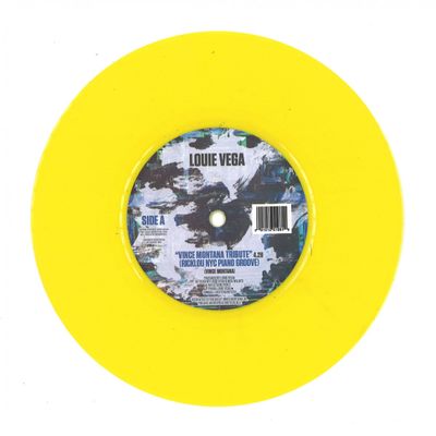 Louie Vega — Vince Montana Tribute (RickLou Retouch) (Yellow Vinyl) vinyl cover