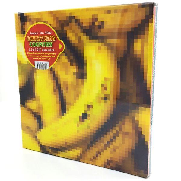 Jammin' Sam Miller — DONKEY KONG COUNTRY 1, 2 & 3 OST RECREATED 6x12" LP Boxset vinyl cover