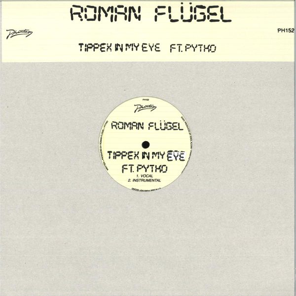 Roman Flügel — Tippex In My Eye (ft PYTKO) vinyl cover