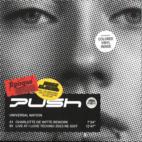 Push — UNIVERSAL NATION (CHARLOTTE DE WITTE REWORK) vinyl cover