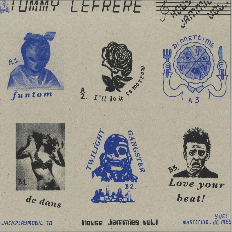 Tommy Lefrere — HOUSE JAMMIES VOL. 1 vinyl cover