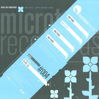 Alec Troniq — Orville Ep vinyl cover