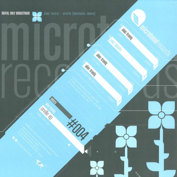 Alec Troniq — Orville Ep vinyl cover