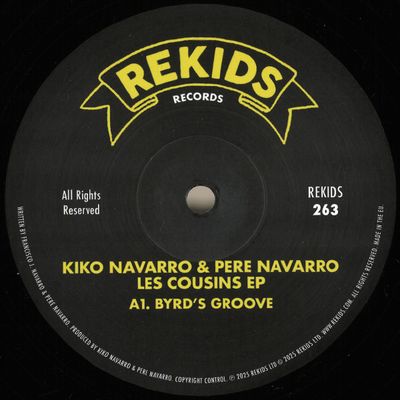 Kiko Navarro, Pere Navarro — Les Cousins EP vinyl cover