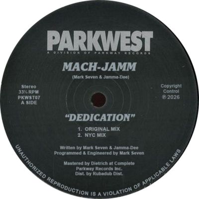 Mach-Jamm — Dedication LP vinyl cover