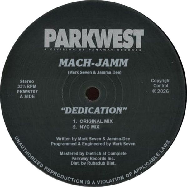 Mach-Jamm — Dedication LP vinyl cover