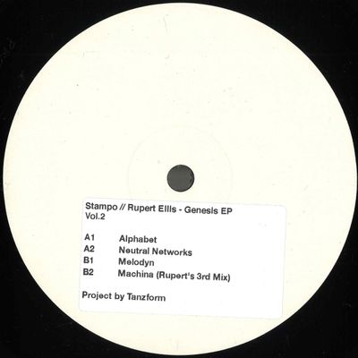 Ruper Ellis — Genesis EP vinyl cover