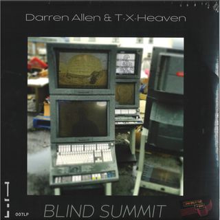 Darren Allen, T-X-Heaven — Blind Summit LP 2x12" vinyl cover