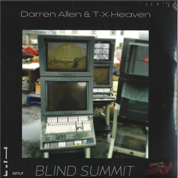 Darren Allen, T-X-Heaven — Blind Summit LP 2x12" vinyl cover