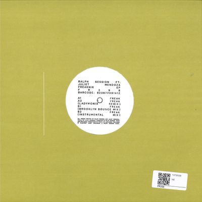 Ralph Session, Juliet Mendoza — Freaknik EP vinyl cover