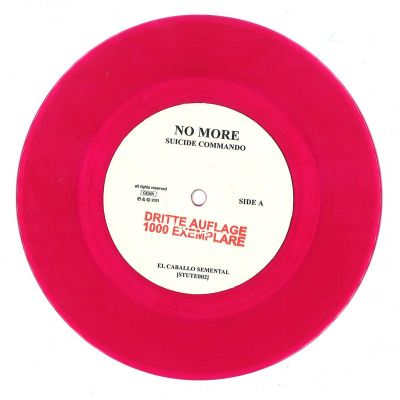 No More — Suicide Commando 7" vinyl cover