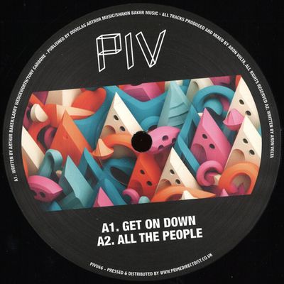 Aron Volta — Get On Down EP vinyl cover