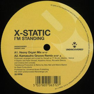 X-Static — I'M STANDING vinyl cover