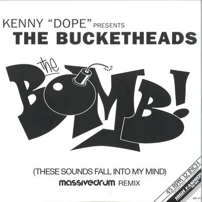 The Bucketheads — THE BOMB! These Sounds Fall Into My Mind vinyl cover