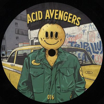 Lake Haze, Celldöd — Acid Avengers 016 vinyl cover