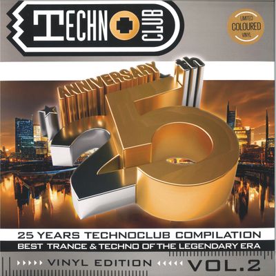 Various — 25 Years Techno Club Compilation Vinyl Edit.Vol 2 LP 2x12" vinyl cover