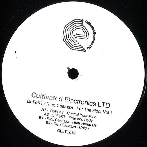Defekt/Rico Casazza — For The Floor Vol.1 vinyl cover