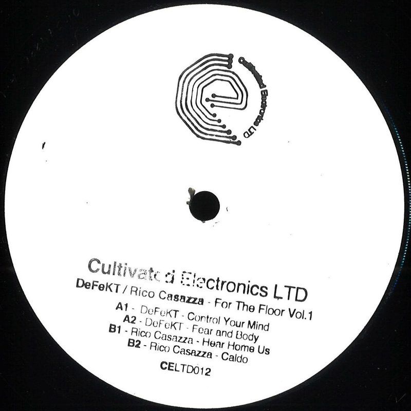 Defekt/Rico Casazza — For The Floor Vol.1 vinyl cover