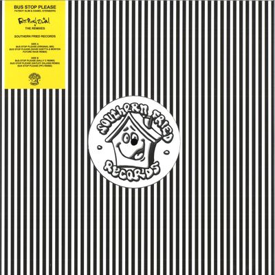 Fatboy Slim, Daniel Steinberg — Bus Stop Please (The Remixes incl. David Guetta & MORTEN Rave Remix) vinyl cover