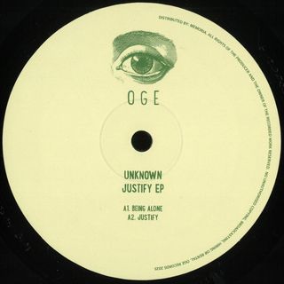 Unknown — JUSTIFY EP vinyl cover