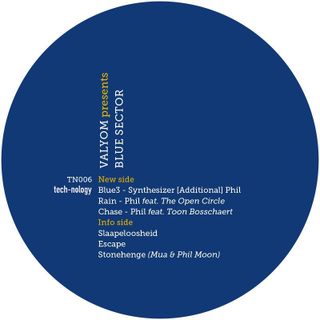 Valyom — VALYOM PRESENTS BLUE SECTOR LP vinyl cover