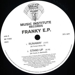 Marco Funari — Franky E.P. vinyl cover