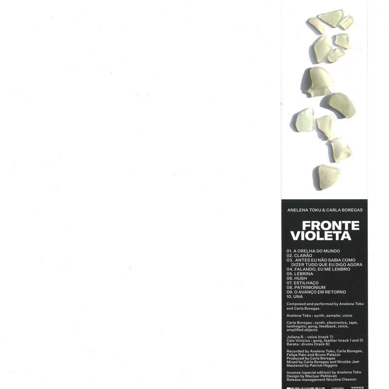 Carla Boregas, Anelena Toku — Fronte Violeta (LP+OBI) vinyl cover