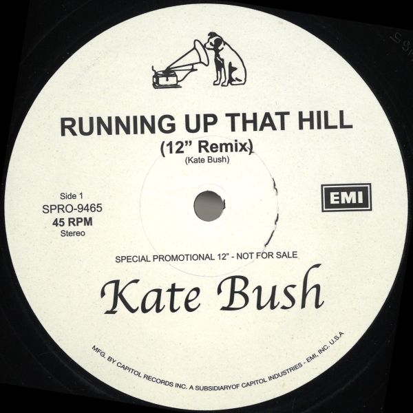 Kate Bush — Running Up That Hill (Remixes) vinyl cover