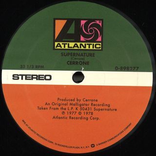 Cerrone — Supernature / Give Me Love vinyl cover