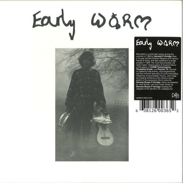 Genesis P-Orridge — EARLY WORM vinyl cover