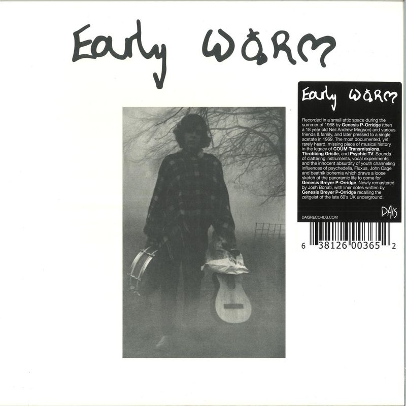 Genesis P-Orridge — EARLY WORM vinyl cover
