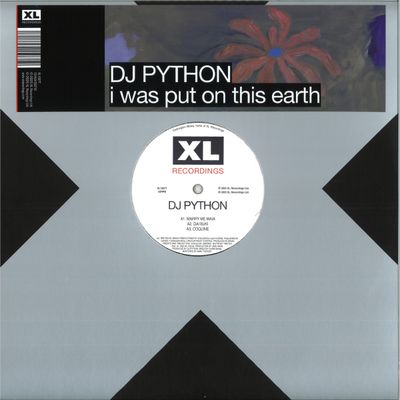 Dj Python — I WAS PUT ON THIS EARTH vinyl cover