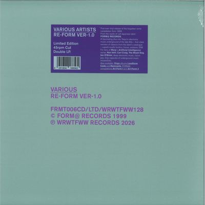 Various — Re-Form Ver-1.0 ( LP 2x12") vinyl cover