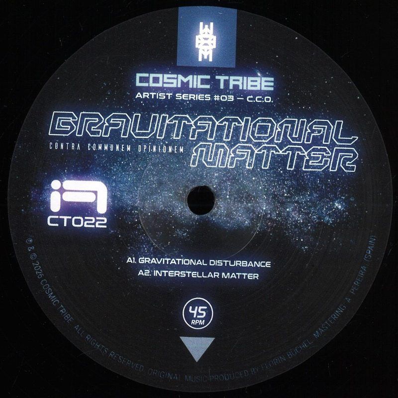 C.C.O. — GRAVITATIONAL MATTER EP vinyl cover
