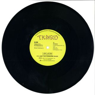 K C, The Sunshine Band — I Get Lifted - Todd Terje Edit (10") vinyl cover