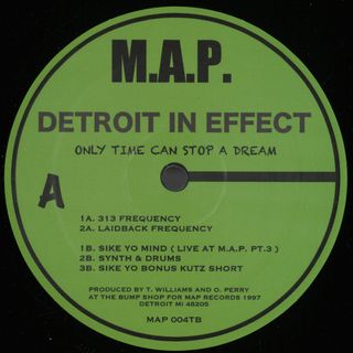 Detroit In Effect — Only Time Can Stop A Dream vinyl cover