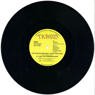 K C, The Sunshine Band — I'm Your Boogie Man (todd Terje Edit) (10") vinyl cover