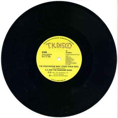 K C, The Sunshine Band — I'm Your Boogie Man (todd Terje Edit) (10") vinyl cover