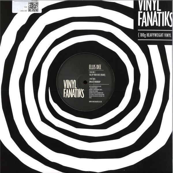 Ellis Dee — Big Up Your Chest (Remix) / Junglist Warrior vinyl cover
