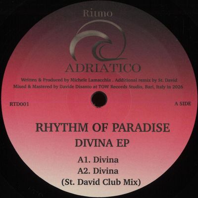 Rhythm Of Paradise — Divina EP vinyl cover
