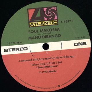 Manu Dibango — Soul Makossa / New Bell vinyl cover