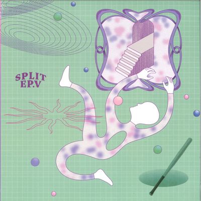 Grinch, Tim B — Split EP V vinyl cover