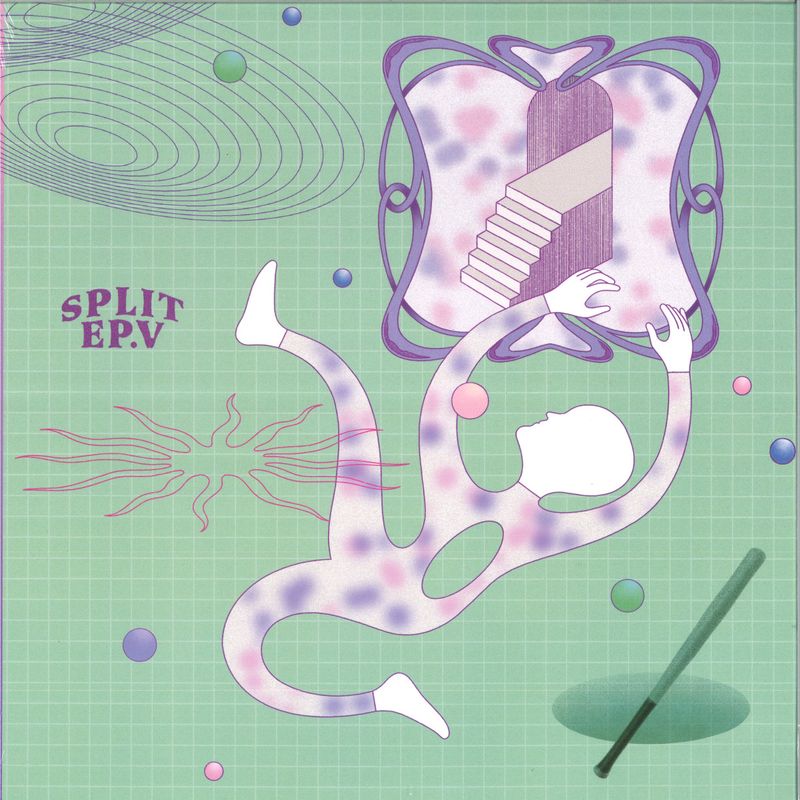 Grinch, Tim B — Split EP V vinyl cover