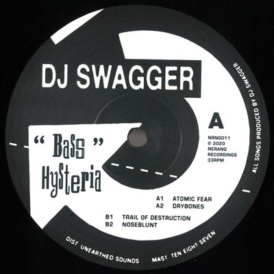 Dj Swagger — Bass Hysteria vinyl cover