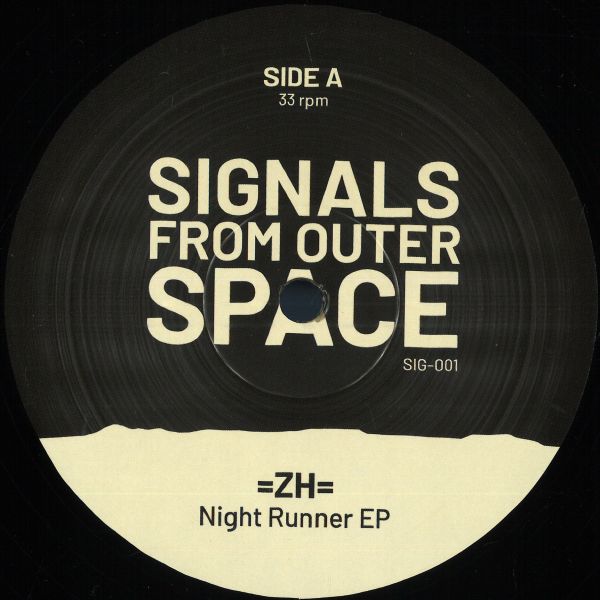 =Zh= — Night Runner EP vinyl cover